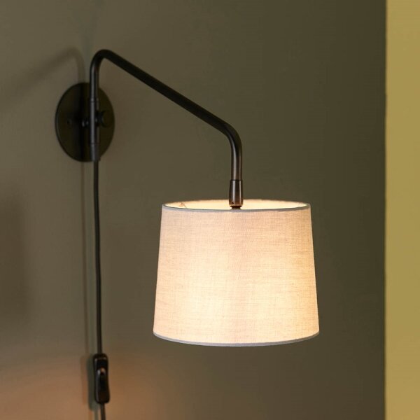 Endon 79500 - Aplică de perete CARLSON 1xE14/40W/230V gri/negru