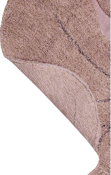 Covor pentru copii roz lavabil/țesut manual din bumbac 120x180 cm Monstera Vintage Nude – Lorena Canals