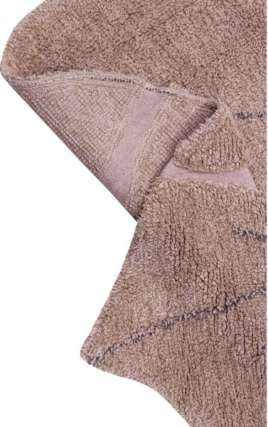 Covor pentru copii roz lavabil/țesut manual din bumbac 120x180 cm Monstera Vintage Nude – Lorena Canals