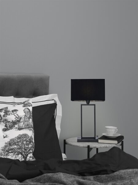 Cottex B2821SV - Lampă de masă KENSINGTON 1xE14/40W/230V, neagră