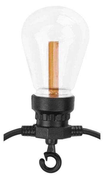 Ghirlandă solară decorativă cu 10 LED-uri, 0,6 W/1,2 V, 4,5 m, IP44, 800 mAh