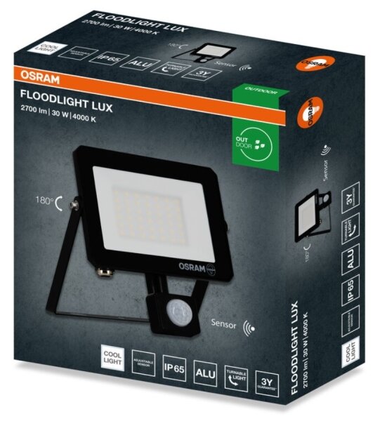 Osram - Proiector LED cu senzor FLOODLIGHT LED/30W/230V 4000K IP65