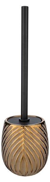 Perie de WC aurie din ceramică Idro – Wenko
