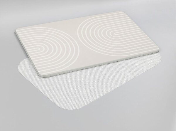 Covoraș de baie bej din diatomit 39x60 cm Nazca – Wenko
