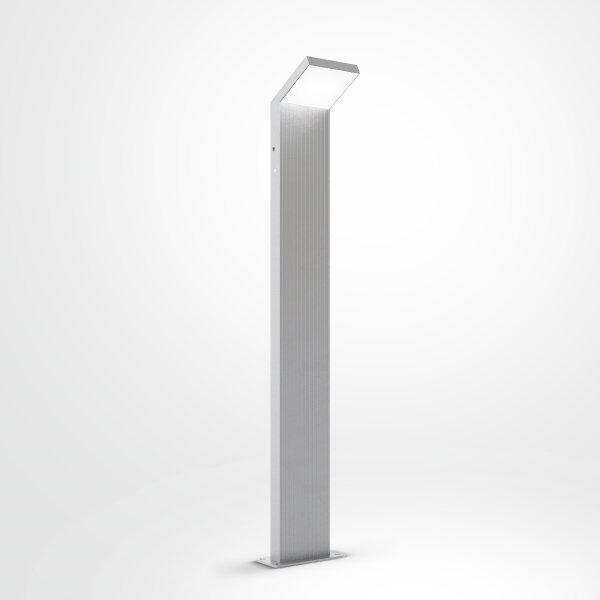 Brilagi - Lampă de exterior LED RIANO, 8 W, 230 V, argintie, IP65, 80 cm
