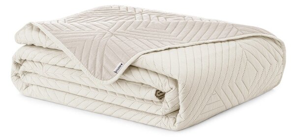Cuvertură crem matlasată din microfibră 220x240 cm Softa – Restilo