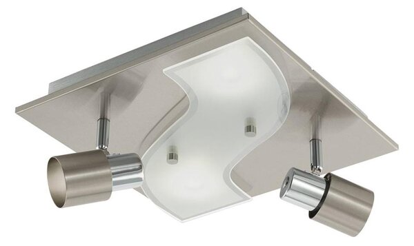 Eglo 96398 - Spot LED DIRUS 2xGU10/3,3W + 2xLED/3,3W