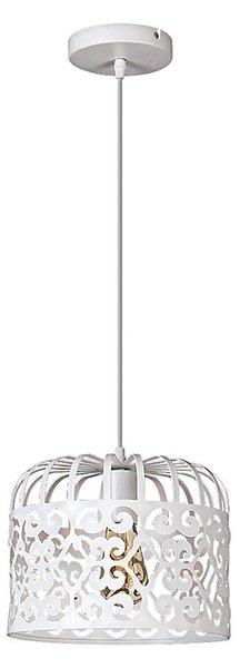 Rabalux 2161 - Lustră ALESSANDRA 1xE27/60W/230V alb