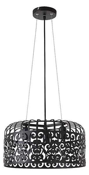 Rabalux 2158 - Lustră ALESSANDRA 3xE27/60W/230V negru