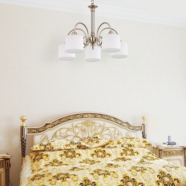 Rabalux 7276 - Lustră EDITH 5xE27/60W/230V bronz