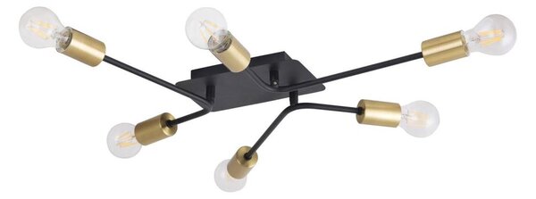 Rabalux 2103 - Lustră aplicată LANNY 6xE27/15W/230V
