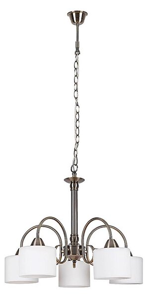 Rabalux 7276 - Lustră EDITH 5xE27/60W/230V bronz