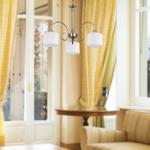 Rabalux 7275 - Lustră EDITH 3xE27/60W/230V bronz
