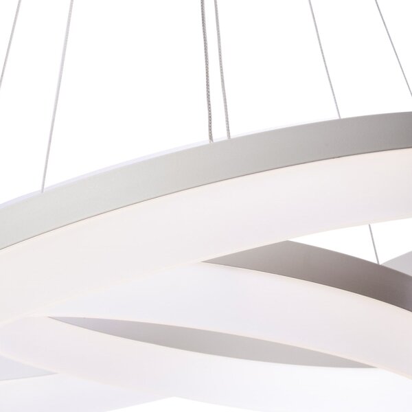 LED Lustră pe cablu RING cu telecomandă LED/60W/230V