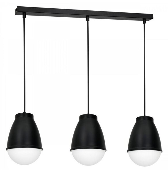 Lustră pe cablu CARYON 3xE14/60W/230V negru
