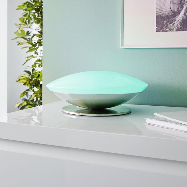 Eglo 33324 - Lampă de masă LED RGBW cu dimmer FRATTINA-C LED/18W/230V crom mat