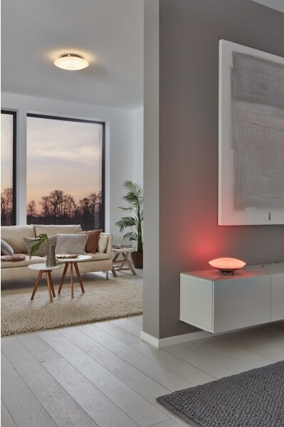 Eglo 33324 - Lampă de masă LED RGBW cu dimmer FRATTINA-C LED/18W/230V crom mat