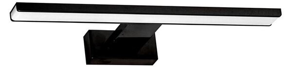 Aplica LED de perete pentru baie SHINE, 7W, 230V, 30 cm, IP44, negru