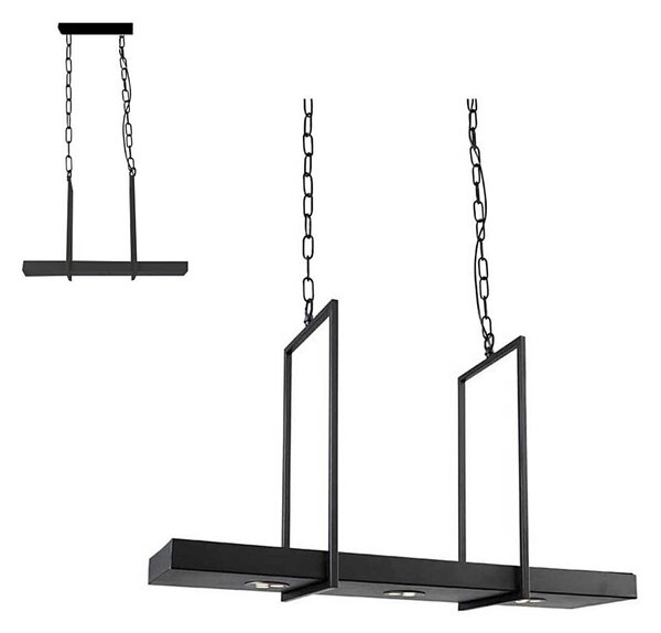 Markslöjd 105780 - LED Lustră dimmabilă pe lanț TRAY 3xLED/3W/230V negru