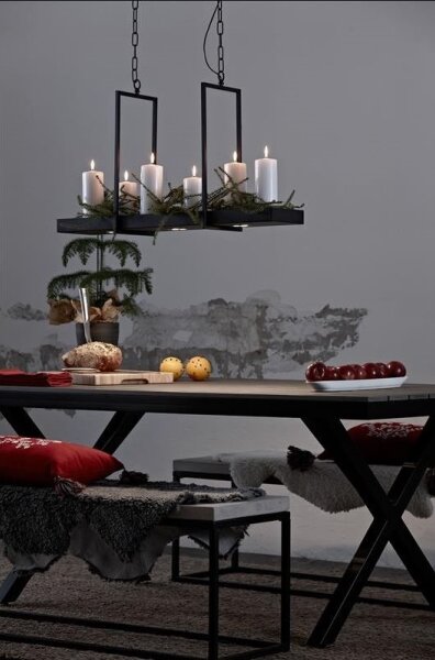 Markslöjd 105780 - LED Lustră dimmabilă pe lanț TRAY 3xLED/3W/230V negru