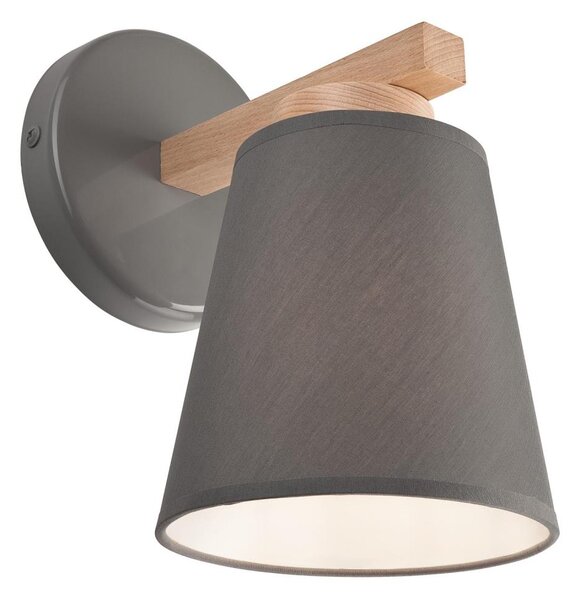 Aplica de perete ELLIE 1xE27/60W/230V gri