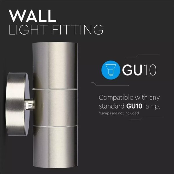 Aplică perete exterior 2xGU10/35W/230V IP44