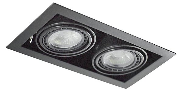 Azzardo AZ2875 - Lampă încastrată NOVA 2xGU10-ES111/50W/230V