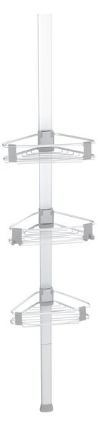 Raft pentru baie argintiu mat telescopic din aluminiu Purio – Wenko
