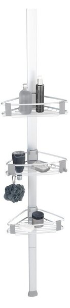 Raft pentru baie argintiu mat telescopic din aluminiu Purio – Wenko