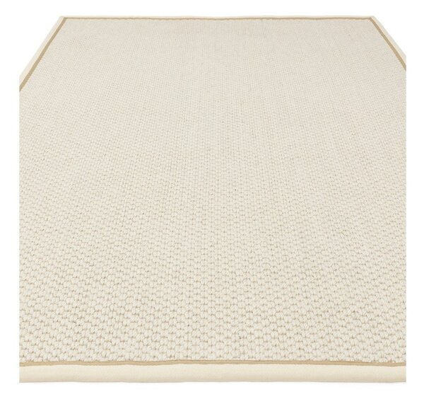 Covor tip traversă crem reversibil, țesut manual din amestesc de lână 67x240 cm Korra Double Loop – Asiatic Carpets