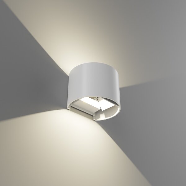 APLED - LED Aplică perete exterior OVAL 2xLED/3W/230V IP65