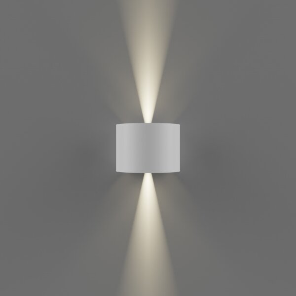 APLED - LED Aplică perete exterior OVAL 2xLED/3W/230V IP65