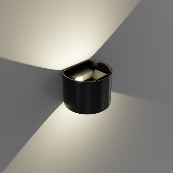 APLED - LED Aplică perete exterior OVAL 2xLED/3W/230V IP65