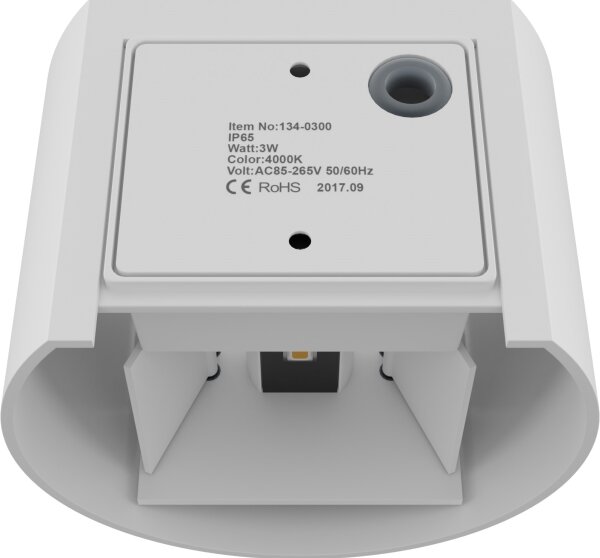 APLED - LED Aplică perete exterior OVAL 2xLED/3W/230V IP65
