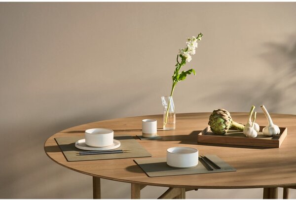Suport pentru farfurii din piele ecologică 35x45 cm Square L Nupo – LIND DNA