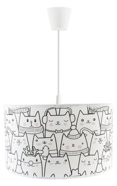 Lustră pe cablu pentru copii CATS 1xE27/60W/230V