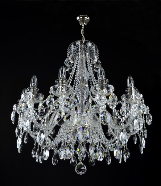 Lustră de cristal pe lanț Wranovsky JWZ124122101 IMPERIAL 12xE14/40W/230V