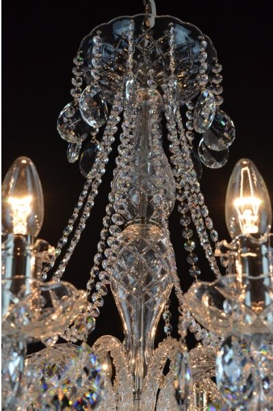 Lustră de cristal pe lanț Wranovsky JWZ124122101 IMPERIAL 12xE14/40W/230V