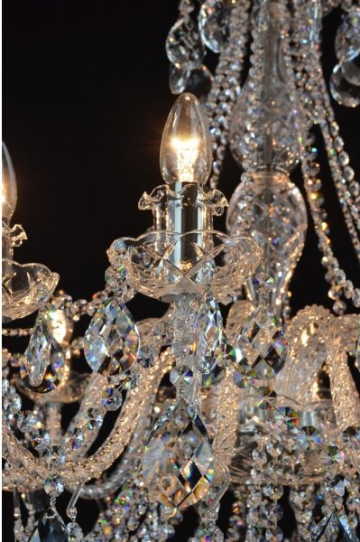 Lustră de cristal pe lanț Wranovsky JWZ124122101 IMPERIAL 12xE14/40W/230V