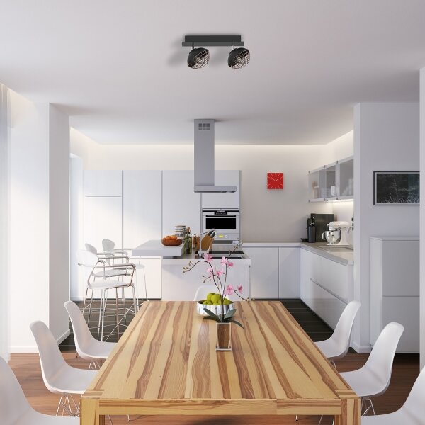 Lampă spot LOGAN 2xE14/40W/230V