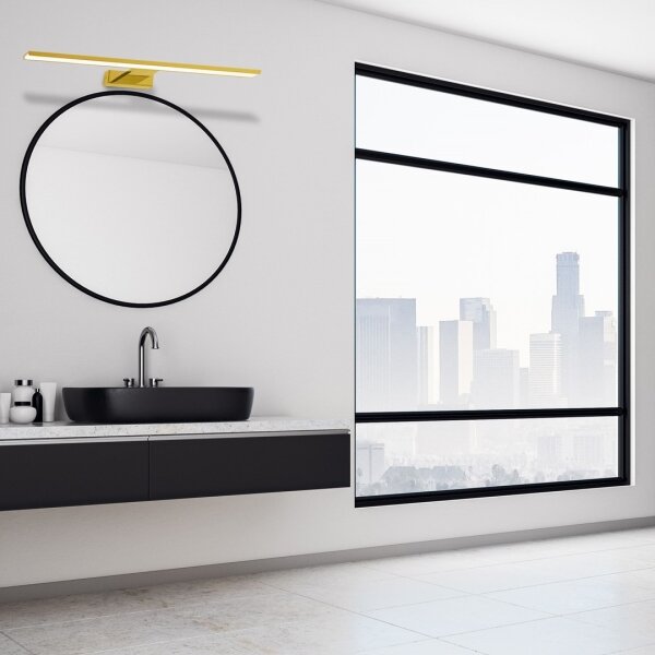 Lumină LED pentru oglindă de baie SHINE LED/13,8W/230V, 60 cm, IP44, auriu