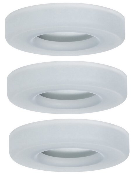 SET 3x plafonieră încastrată LED/5,5W BAGEL 230V Paulmann 92704