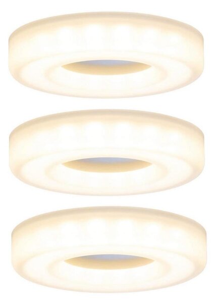 SET 3x plafonieră încastrată LED/5,5W BAGEL 230V Paulmann 92704