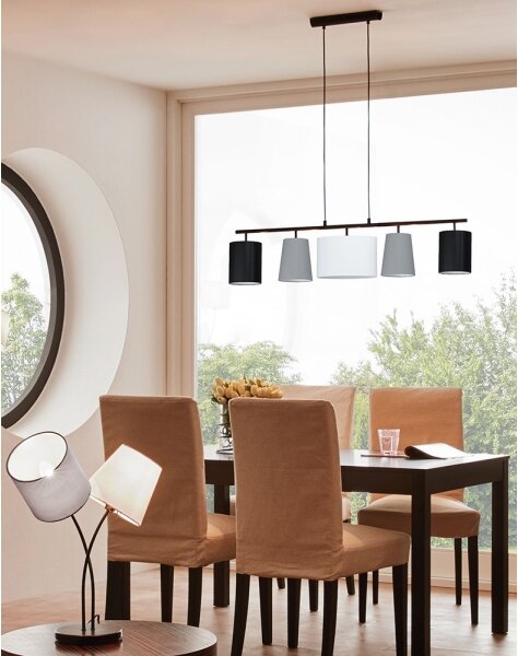Eglo 98588 - Lustră pe cablu ALMEIDA 5xE14/25W/230V