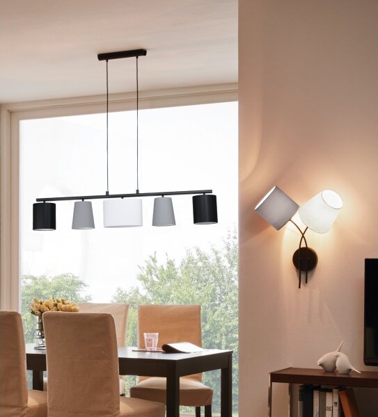 Eglo 98588 - Lustră pe cablu ALMEIDA 5xE14/25W/230V