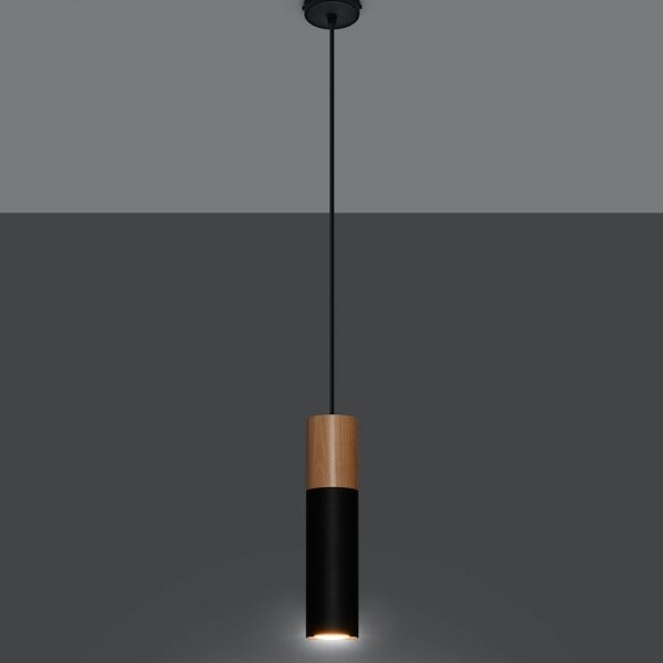 Lustră pe cablu PABLO 1xGU10/40W/230V negru