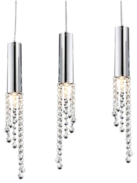 Lustră LED pe cablu DUERO 3xLED/3W/230V