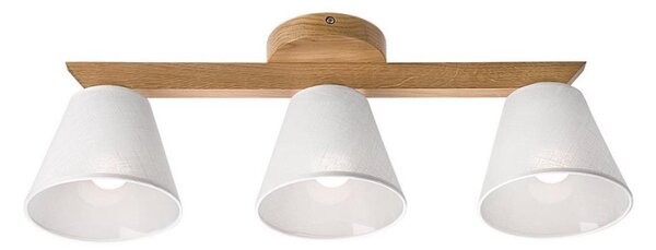 Lustr ANTONIO 3xE14/40W/230V, montaj plafon, stejar