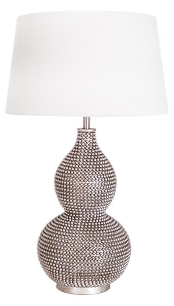 ByRydens 4001840-6508 - Lampă de masă LOFTY 1xE27/5W/230V alb/argintiu