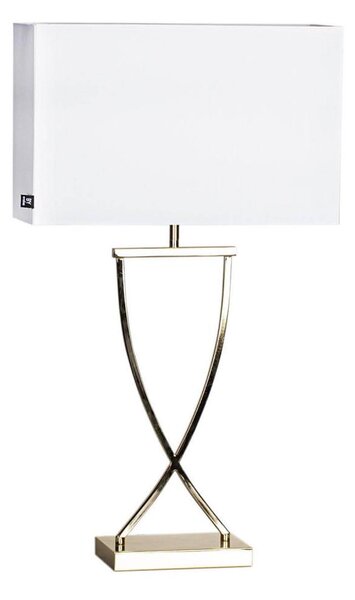 ByRydens 2829620-5000 - Lampă de masă OMEGA 1xE27/5W/230V alb/alamă
